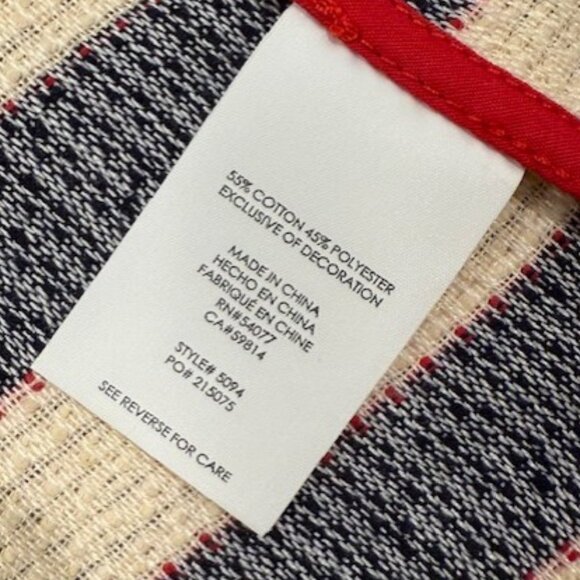 CAbi "Love, Carol" Nautical Stripe Cruise Jacket - Picture 10 of 16